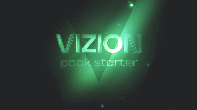 VIZION — Pack Starter